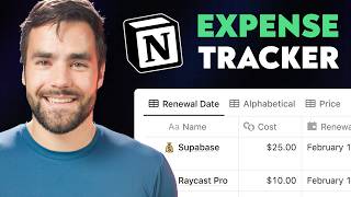 Notion Masterclass Build an Expense Tracker from Scratch [upl. by Llednahc]