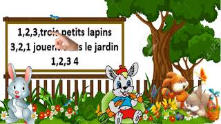 comptine123 3 petits lapins [upl. by Cassandry]