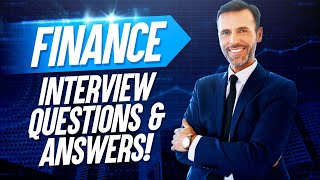 FINANCE Interview Questions amp Answers [upl. by Hauck177]