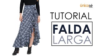 DIY Tutorial Costura Molde  Patrón Pollera o Falda Larga 1905 [upl. by Enimzzaj]