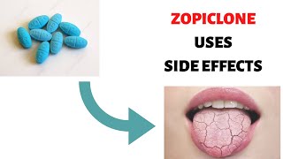 ZOPICLONE IMOVANE Review Uses Side Effects Mechanism of Action [upl. by Najtsirk]