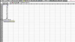 How to Use Excel Quartile Function [upl. by Htabmas314]