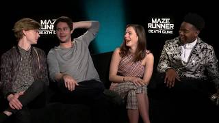 MAZE RUNNER THE DEATH CURE Dylan O’Brien Thomas BrodieSangster Kaya Scodelario amp Dexter Darden [upl. by Aimet]