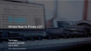 Whats new in Finale v27 · Webinar [upl. by Aynek]