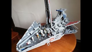 Lego Star Wars UCS 75252 Imperial Star Destroyer Speed Build [upl. by Cleodel]