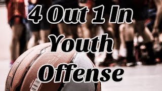 4 Out 1 In Pass amp Cut Youth Basketball Offense [upl. by Gordon193]