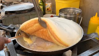 Indias Fluffiest Omelet Making  Super Fluffy Omelet  Indian Street Food [upl. by Siwel]