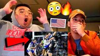 Americans FIRST REACTION To Rugby 🔥🏉 NRL Biggest Hits Of All Time With Commentary CRAZY [upl. by Nitsrik526]