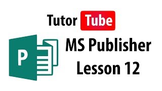 MS Publisher Tutorial  Lesson 12  Inserting Text [upl. by Flor285]