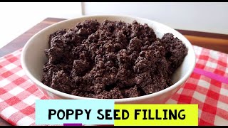 How To Make Poppy Seed Filling [upl. by Ymerej988]