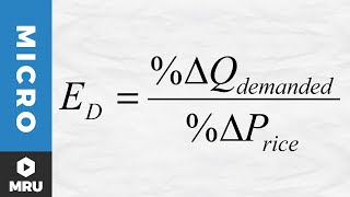 Calculating the Elasticity of Demand [upl. by Laura]