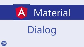 Angular Material Tutorial  26  Dialog [upl. by Asirralc89]