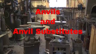 Blacksmithing anvils and anvil substitutes [upl. by Assen]