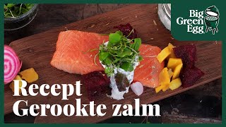 Gerookte zalm  Big Green Egg recept [upl. by Agace]