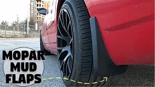 Mopar OEM Mud Flaps Install amp Review  Dodge ChargerChallenger [upl. by Anohr]