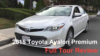 2015 Toyota Avalon Premium 35L V6 Full Tour Review [upl. by Barty]