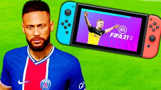 FIFA 21 Career Mode but on NINTENDO SWITCH😭 [upl. by Eniahpets]