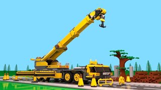 LEGO City Big Crane for Kids Sven Building His Hut [upl. by Oruhtra]