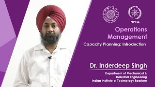 Lecture 29 Capacity Planning Introduction [upl. by Ecirtaemed953]