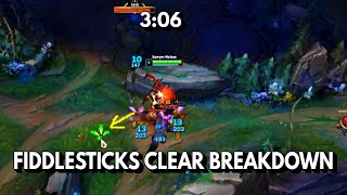 Fiddlesticks Jungle Clear Breakdown [upl. by Natan592]