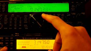 Elecraft K3 vs Kenwoood TS590SG [upl. by Osyth4]