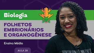 Folhetos embrionários e organogênese  Biologia  Ensino Médio [upl. by Bradlee]