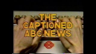 The Captioned ABC News  October 12 1981 60fps [upl. by Icnarf]