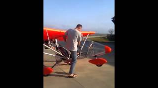 Easy Entry into an Aerolite 103 Ultralight [upl. by Acirdna]