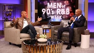 Montell Jordan sits down with Steve Harvey [upl. by Annaiuq34]