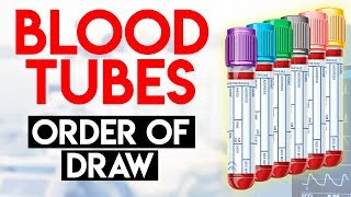 Order of Draw and Additives  Blood Collection [upl. by Shaffert]