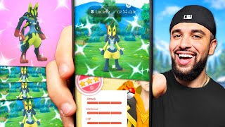 I WON MEGA LUCARIO RAID DAY [upl. by Lyj992]