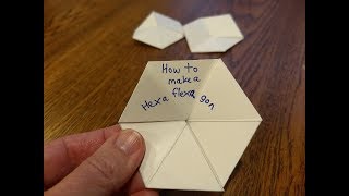 How to make a Hexaflexagon [upl. by Adnauq]