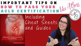 ACLS CERTIFICATION  IMPORTANT TIPS TO PASS THE ACLS CERTIFICATION LIKE A BOSS CHEAT SHEET GUIDE [upl. by Melody43]