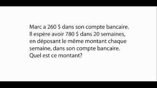 Exercice dalgèbre  Mathématiques secondaire 2  Exercices math [upl. by Alessig]