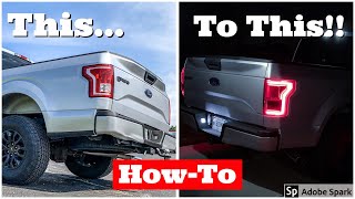 1521 F150 LED TAIL LIGHT CONVERSION INSTALL [upl. by Nytnerb]