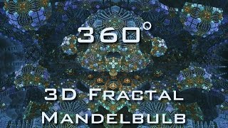 360° Fractal Matrix  Mandelbulb 3D fractal VR 4K [upl. by Genesia]