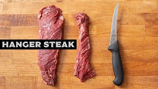 How to Butcher HANGER STEAK [upl. by Ytsim]