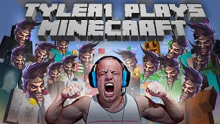 TYLER1 FORCED TO PLAY MINECRAFT [upl. by Nanete460]