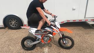 2022 KTM 65 SX  Walkaround and First Start 4K [upl. by Adiana]