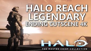 Halo Reach PC 4K Legendary Ending Cutscene  Halo Masterchief Collection [upl. by Culver632]