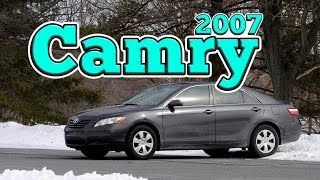 Regular Car Reviews 2007 Toyota Camry LE [upl. by Lede569]