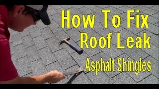 How to Fix Roof Leak in Asphalt Shingles [upl. by Acinad]