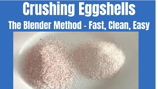 Crushing Eggshells in a Blender [upl. by Coveney]