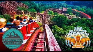 Thunderbird Roller Coaster 360° POV LeftSide Front  Holiday World [upl. by Bartholomeo]