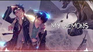 Nightcore  My Demons Lyrics [upl. by Onaivlis]