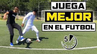 COMO MEJORAR tu JUEGO en el FUTBOL en 5 MINUTOS  TUTORIAL de FUTBOL [upl. by Ajnotal]