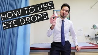 How To Use Eye Drops 2018 [upl. by Alleirbag]