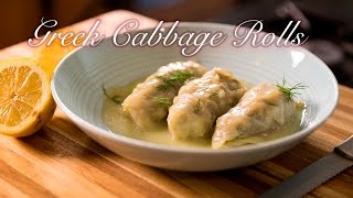 Greek Cabbage Rolls Lahanodolmades [upl. by Trinette]