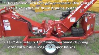 Morbark M6R Wood Chipper Features and Demonstration [upl. by Niuq]