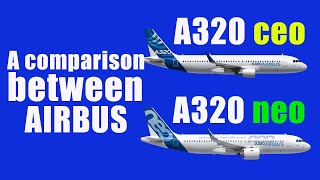 The Difference between Airbus A320 neo and A320 ceo [upl. by Gordan878]